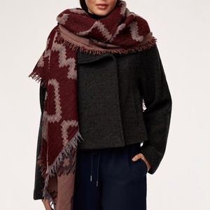 Wilfred Diamond Mosaic blanket scarf